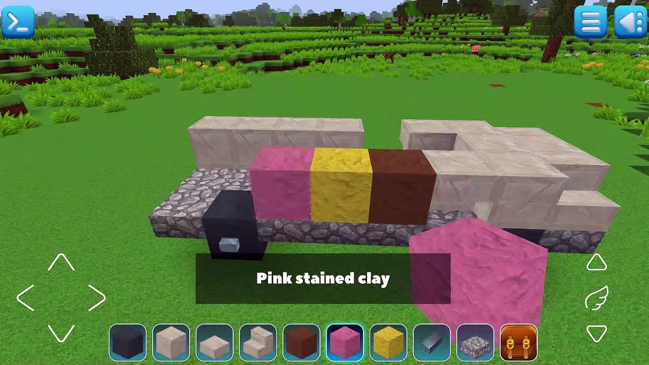 How to make an Ice Cream Truck? in RealmCraft Free Minecraft StyleGame #minecrafttutorial