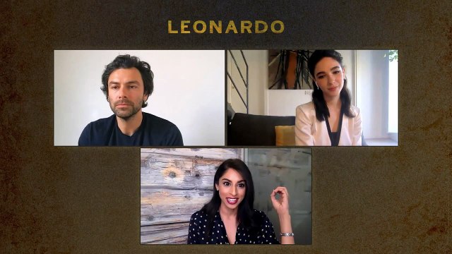 LEONARDO: Aidan Turner & Matilda De Angelis on Working Together