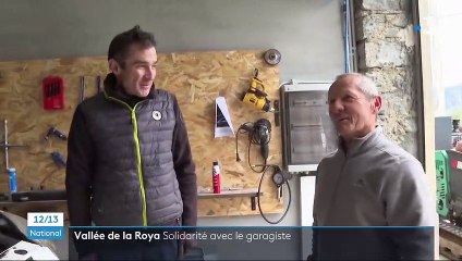 Vallée de la Roya : après la tempête Alex, la solidarité des habitants permet à un garagiste sinistré de reprendre du service