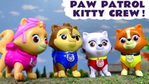 Paw Patrol Mighty Pups versus the Kitty Crew and Tom Moss with the Funny Funlings in this Family Friendly Full Episode English Toy Story for Kids from Kid Friendly Family Channel Toy Trains 4U