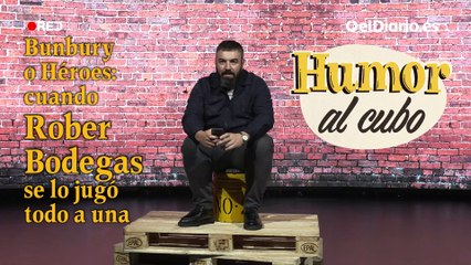 Bunbury o Héroes: cuando Rober Bodegas se lo jugó todo a una