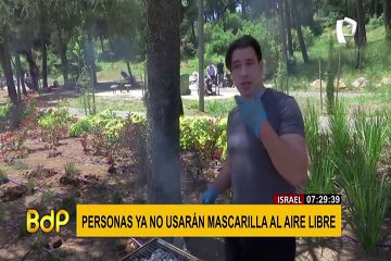 Israel anuncia que el uso de mascarillas dejará de ser obligatorio