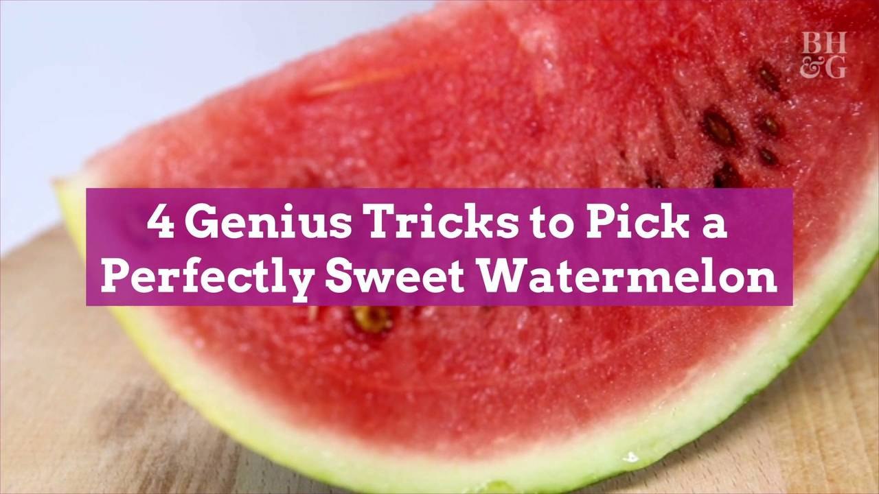 4 Genius Tricks to Pick a Perfectly Sweet Watermelon