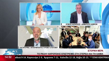 Ο Αντιπεριφερειάρχης Τουρισμού  και Πολιτισμού, Ηλ. Μπουρμάς στο Star