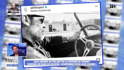 Jalil Lespert au volant de la voiture de Johnny Hallyday choque les fans du rockeur !