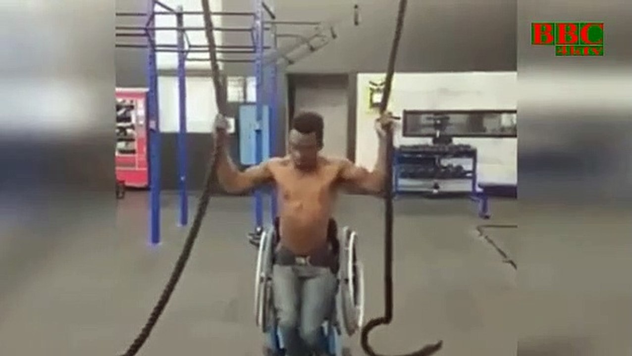 Despite his disability, he showed us that they can do something.
