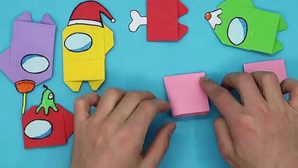 Download Video: Origami Among Us - How To Make Origami Among Us - Paper Among Us - Origami Paper Among Us Dead Body