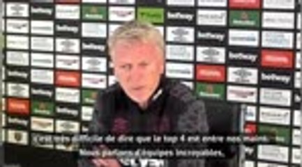 32e j. - Moyes : "Le top 4 n'est pas entre nos mains"