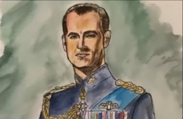 Liam Payne creates watercolour art piece in memory of the late Prince Philip