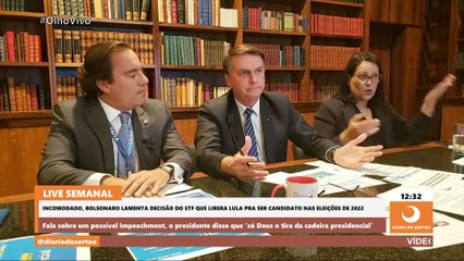 Com semblante preocupado, Bolsonaro lamenta decisão do STF que liberou Lula