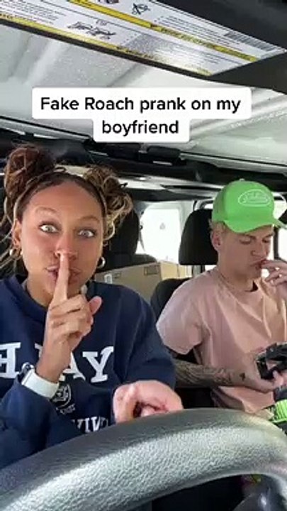 Fake Roach Prank on Boyfriend