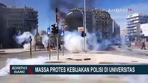 Ricuh Demo Kebijakan Polisi Masuk Universitas di Yunani, Ramai Bom Bensin dan Gas Air Mata