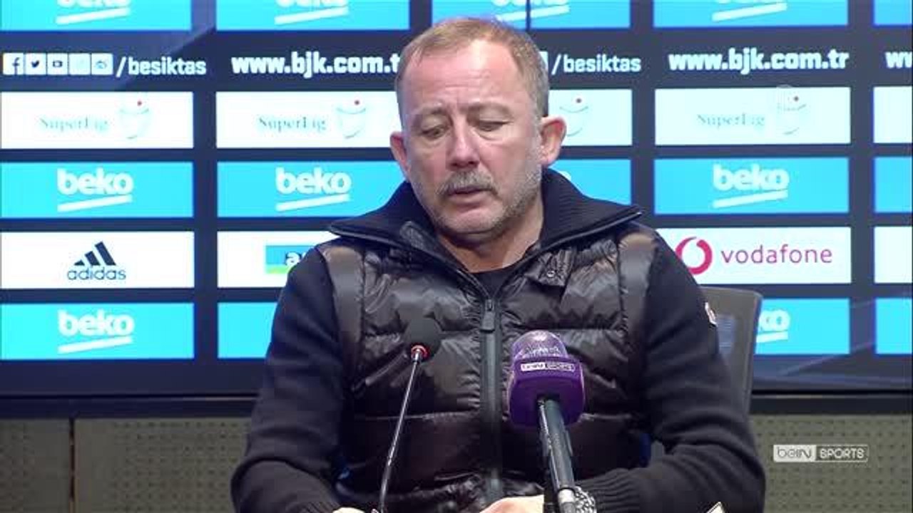 Beşiktaş-MKE Ankaragücü maçının ardından - Sergen Yalçın