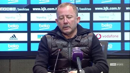 Beşiktaş-MKE Ankaragücü maçının ardından - Sergen Yalçın