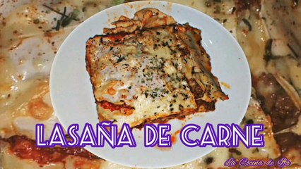 Cómo Preparar LASAÑA DE CARNE Fácil y Rápido en Casa
