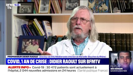Covid, 1 an de crise: Didier Raoult sur BFMTV - 16/04
