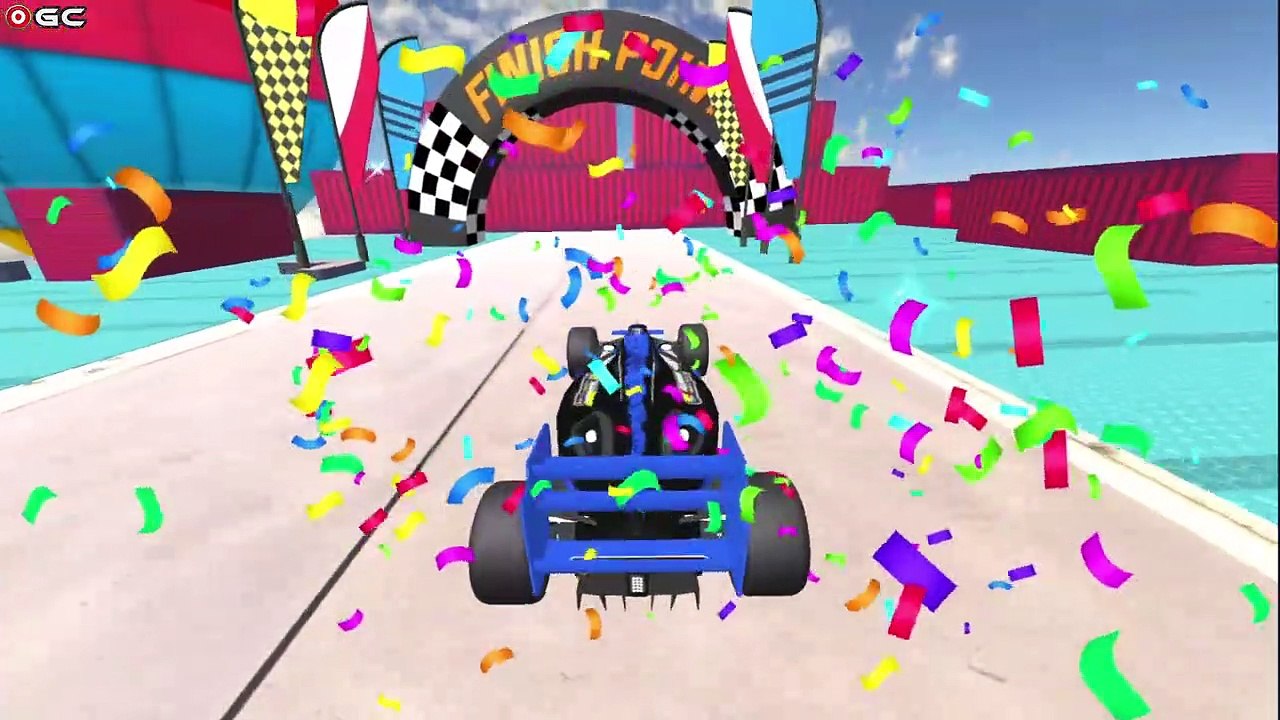 Mega Ramp Car Stunt Race Formula Car Games 2020 - Impossible Track Racing Car - Android GamePlay #4