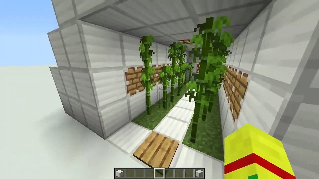Semi-Automatic Bamboo Farm In Minecraft - How To...Tutorial (Lossless, Simple, Cheap)