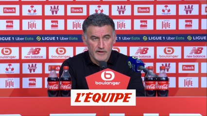 Galtier : « Il y a l'envie de réaliser un exploit » - Foot - L1 - LOSC