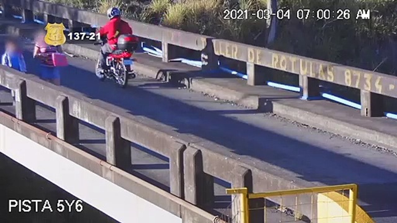 OIJ busca a motociclista