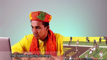 Villagers React On Nfl Brutal Hits ! Tribal People React On American Football