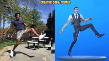 *New* Fortnite Dances & Emotes In Real Life..! (Travis Scott Rage)