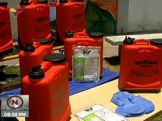 Entregan kits de desinfección para el combate de la COVID-19 en la Gran Base de Paz en Caricuao