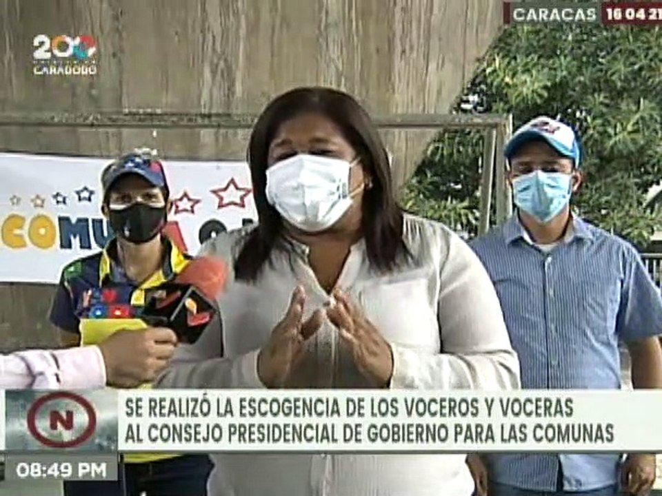 En Caracas realizan escogencia de voceros y voceras al Consejo Presidencial de Gobierno para las Comunas