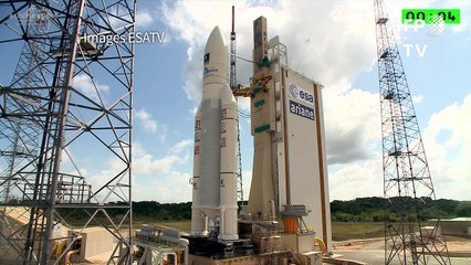 Ariane 5 décolle en emportant quatre satellites Galileo