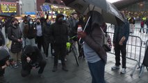 Polis şiddeti karşıtı protesto