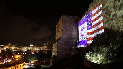 Les habitants de Gaza manifestent contre Trump