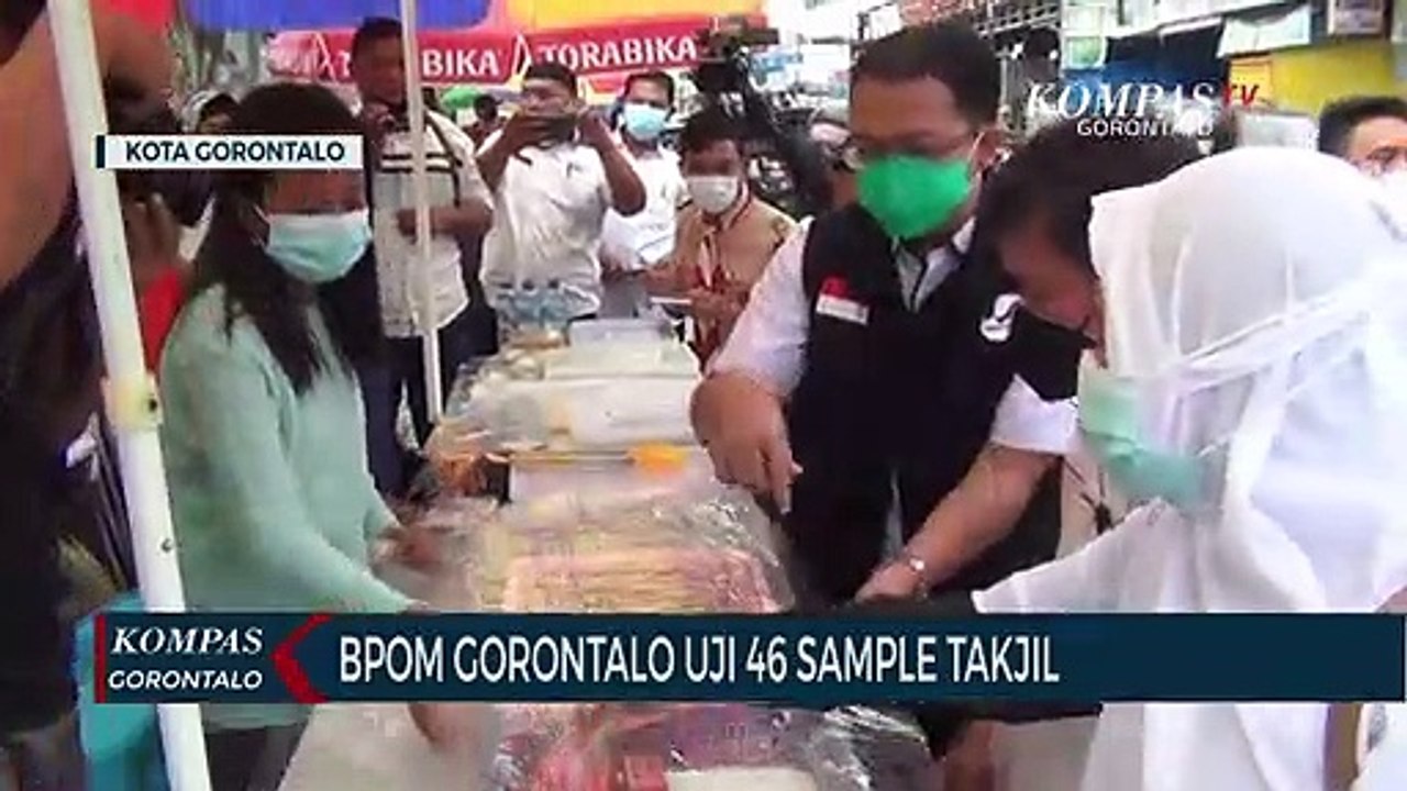 BPOM Gorontalo Uji 46 Sample Takjil