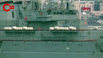 Rus savaş gemileri peş peşe İstanbul Boğazı'ndan geçti