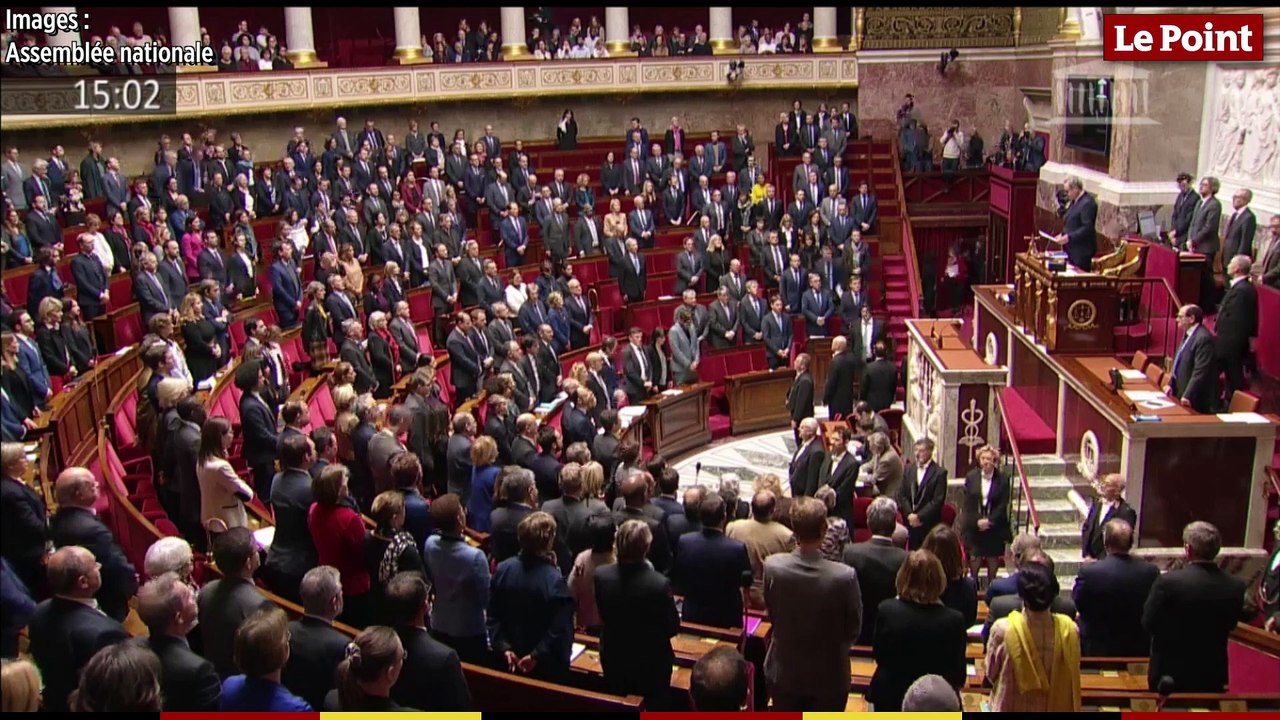Attentat de Strasbourg : l'Assemblée nationale observe une minute de silence