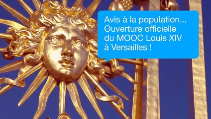 Découvrez la bande-annonce du MOOC consacré à Versailles