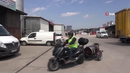 Forklift tamircisinin tasarımları Amerikalı motosikletçileri sıraya soktu