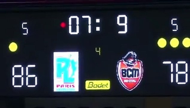 Paris-Levallois-Gravelines, 8 secondes de match