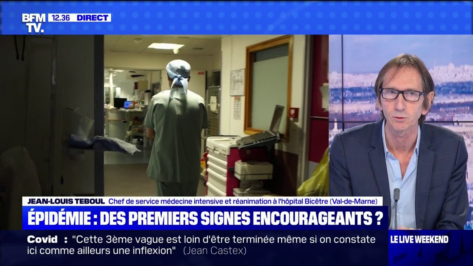 Covid-19: pour le Pr. Jean-Louis Teboul, "à l'hôpital, les chiffres sont en  train de se stabiliser" - Vidéo Dailymotion