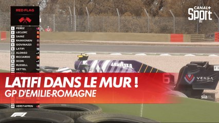 Latifi provoque un drapeau rouge en FP3 - Imola GP