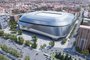 Real Madrid: momento en que colocan una pieza de 800 toneladas para el techo retráctil del estadio Santiago Bernabéu
