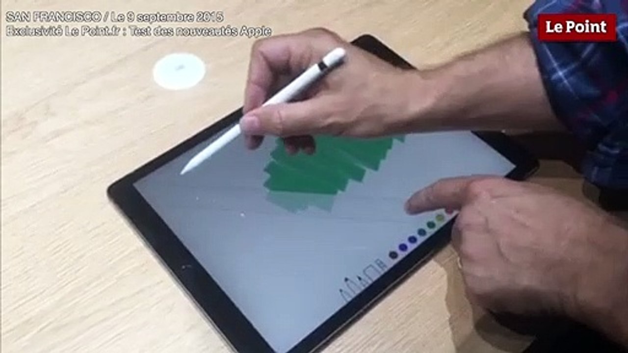 Exclusivité Le Point.fr - Test des nouveautés Apple : l'iPad Pro et l'Apple Pencil