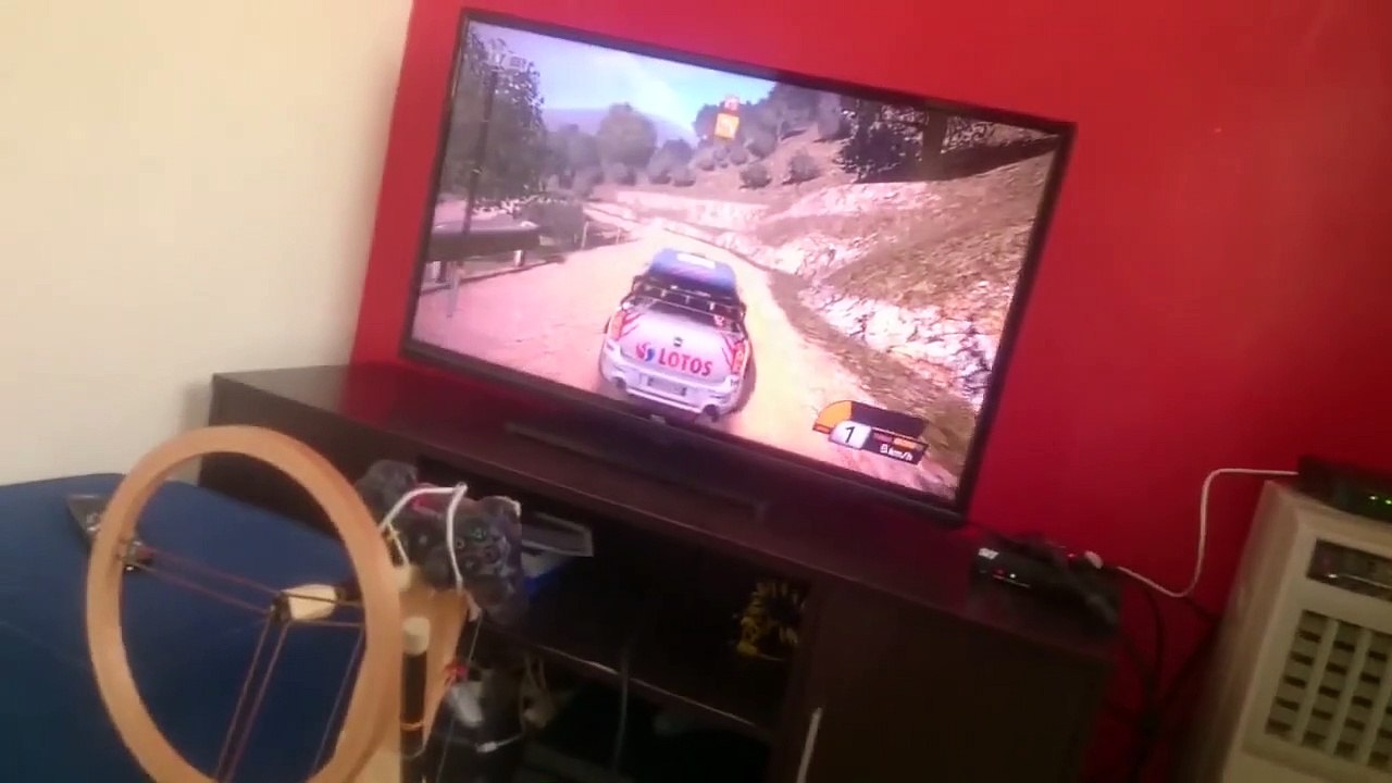 Volante y pedales caseros para ps3 ps4  ps5 Volant et pédales maison pour PS3 et PS4