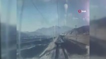 Pozantı'daki tren kazasının güvenlik kamerası görüntüleri ortaya çıktı