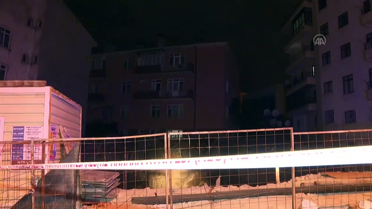 3 katlı bina toprak kayması nedeniyle boşaltıldı