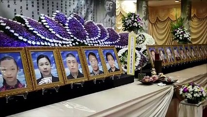 Taïwan: hommage aux 26 victimes d'un accident de bus