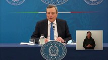 Riaperture, Draghi e 'rischio ragionato': cosa ha detto in conferenza stampa
