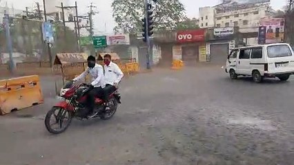 रायपुर में अचानक बदला मौसम का मिजाज, अंधड़ और बूंदाबांदी से गिरा तापमान