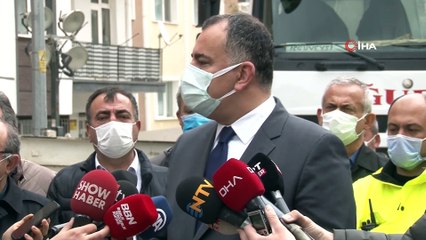 Başkan Taşdelen: “Burada hiçbir şekilde binalarda kayma yok, temellerinde oynama yok'