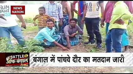 Battle of Bengal; Violence at some polling stations in Bengal