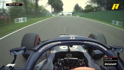 حادث قوي في إيمولا.. تسونودا خارج التصفيات التأهيلية بعد تحطم سيارته